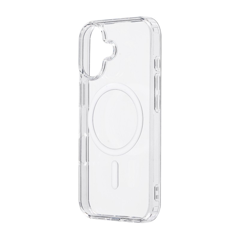 Mobia Magsafe suoja iPhone 16, läpinäkyvä